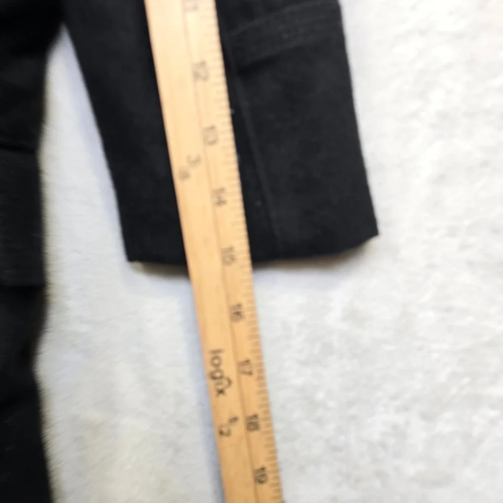 GAP Kids Wool Peacoat‎ Kids Boys Size 6 Black Double Breasted Anchor Buttons